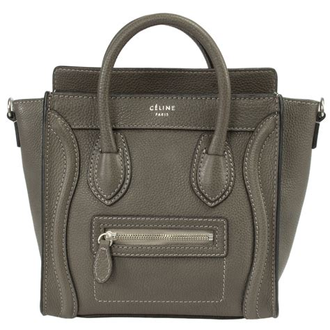 celine bag nano grey|Celine nano bag buy.